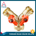 Bathroom hardware filling valve accessories square triangle brass plate core angle valve